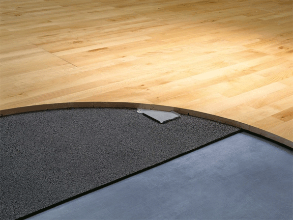 wooden gym floor