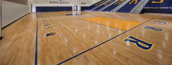 hard wood gym flooring