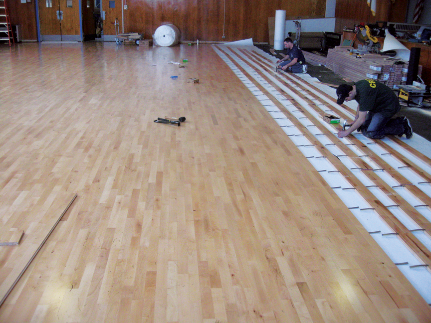 Basketball Floor Hardwood Gym Flooring For Basketball