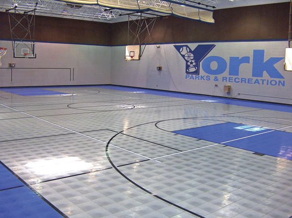 Modular Gym Floor Gymnasium Flooring For Athletic Courts Uses Industry Leading 7 Loop Snap Connection System